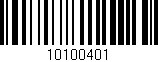 Código de barras (EAN, GTIN, SKU, ISBN): '10100401'