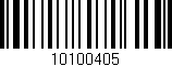 Código de barras (EAN, GTIN, SKU, ISBN): '10100405'