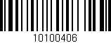 Código de barras (EAN, GTIN, SKU, ISBN): '10100406'