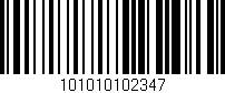 Código de barras (EAN, GTIN, SKU, ISBN): '101010102347'