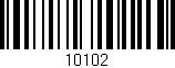 Código de barras (EAN, GTIN, SKU, ISBN): '10102'