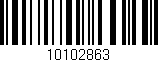 Código de barras (EAN, GTIN, SKU, ISBN): '10102863'