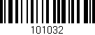 Código de barras (EAN, GTIN, SKU, ISBN): '101032'