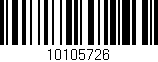 Código de barras (EAN, GTIN, SKU, ISBN): '10105726'