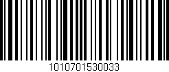 Código de barras (EAN, GTIN, SKU, ISBN): '1010701530033'