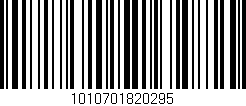 Código de barras (EAN, GTIN, SKU, ISBN): '1010701820295'