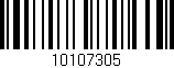 Código de barras (EAN, GTIN, SKU, ISBN): '10107305'