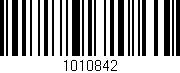 Código de barras (EAN, GTIN, SKU, ISBN): '1010842'