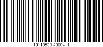 Código de barras (EAN, GTIN, SKU, ISBN): '10110538-40004_1'