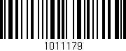 Código de barras (EAN, GTIN, SKU, ISBN): '1011179'