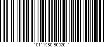 Código de barras (EAN, GTIN, SKU, ISBN): '10111958-50028_1'