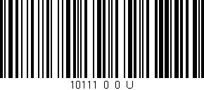 Código de barras (EAN, GTIN, SKU, ISBN): '10111_0_0_U'