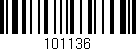 Código de barras (EAN, GTIN, SKU, ISBN): '101136'