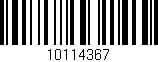 Código de barras (EAN, GTIN, SKU, ISBN): '10114367'