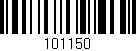 Código de barras (EAN, GTIN, SKU, ISBN): '101150'