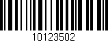 Código de barras (EAN, GTIN, SKU, ISBN): '10123502'