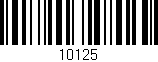 Código de barras (EAN, GTIN, SKU, ISBN): '10125'