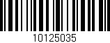 Código de barras (EAN, GTIN, SKU, ISBN): '10125035'