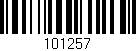 Código de barras (EAN, GTIN, SKU, ISBN): '101257'
