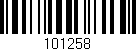 Código de barras (EAN, GTIN, SKU, ISBN): '101258'