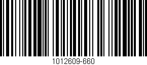 Código de barras (EAN, GTIN, SKU, ISBN): '1012609-660'