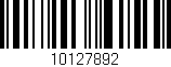 Código de barras (EAN, GTIN, SKU, ISBN): '10127892'