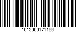 Código de barras (EAN, GTIN, SKU, ISBN): '1013000171198'