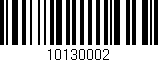 Código de barras (EAN, GTIN, SKU, ISBN): '10130002'