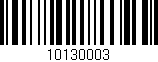 Código de barras (EAN, GTIN, SKU, ISBN): '10130003'