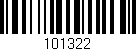 Código de barras (EAN, GTIN, SKU, ISBN): '101322'