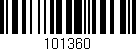 Código de barras (EAN, GTIN, SKU, ISBN): '101360'