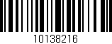 Código de barras (EAN, GTIN, SKU, ISBN): '10138216'