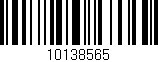 Código de barras (EAN, GTIN, SKU, ISBN): '10138565'