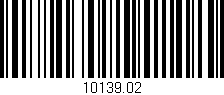 Código de barras (EAN, GTIN, SKU, ISBN): '10139.02'