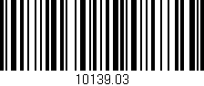 Código de barras (EAN, GTIN, SKU, ISBN): '10139.03'