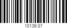 Código de barras (EAN, GTIN, SKU, ISBN): '10139.07'