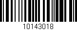 Código de barras (EAN, GTIN, SKU, ISBN): '10143018'
