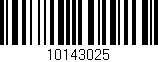 Código de barras (EAN, GTIN, SKU, ISBN): '10143025'