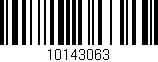 Código de barras (EAN, GTIN, SKU, ISBN): '10143063'