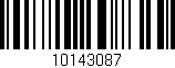 Código de barras (EAN, GTIN, SKU, ISBN): '10143087'