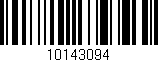 Código de barras (EAN, GTIN, SKU, ISBN): '10143094'