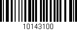 Código de barras (EAN, GTIN, SKU, ISBN): '10143100'