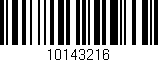Código de barras (EAN, GTIN, SKU, ISBN): '10143216'