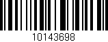 Código de barras (EAN, GTIN, SKU, ISBN): '10143698'