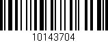 Código de barras (EAN, GTIN, SKU, ISBN): '10143704'