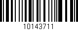 Código de barras (EAN, GTIN, SKU, ISBN): '10143711'