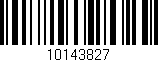 Código de barras (EAN, GTIN, SKU, ISBN): '10143827'