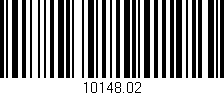 Código de barras (EAN, GTIN, SKU, ISBN): '10148.02'