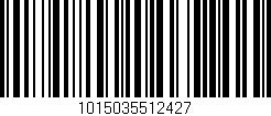 Código de barras (EAN, GTIN, SKU, ISBN): '1015035512427'