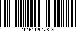 Código de barras (EAN, GTIN, SKU, ISBN): '1015112812686'